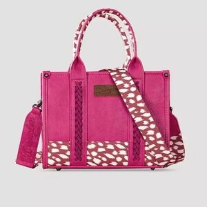 Wrangler Fawn Print Trim Tote Bag, NWOT